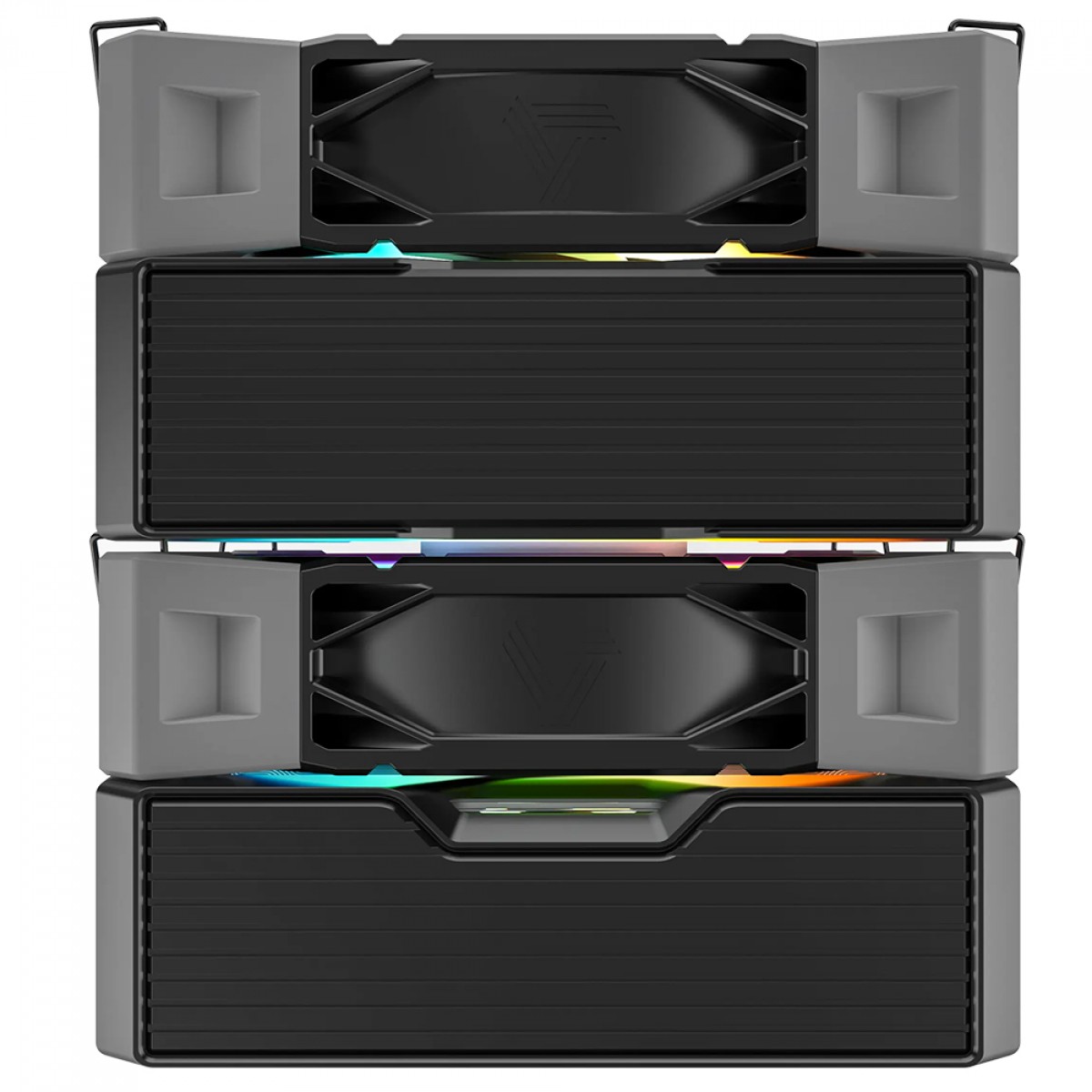 Cooler para Processador Montech NX600 ARGB, 120mm, Intel-AMD, PWM, Preto