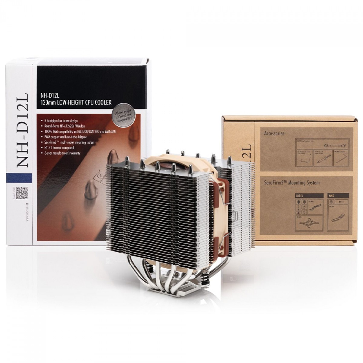 Cooler para Processador Noctua NH-D12L, 120mm, Intel-AMD