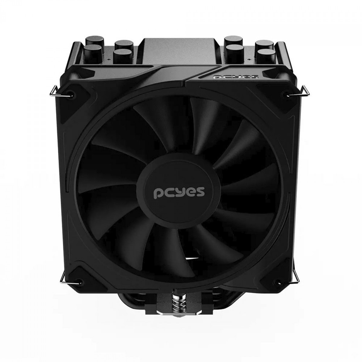 Cooler Para Processador PCYES Frost Pulse Black Vulcan, 120mm, Intel/AMD, Black, PEFPBV