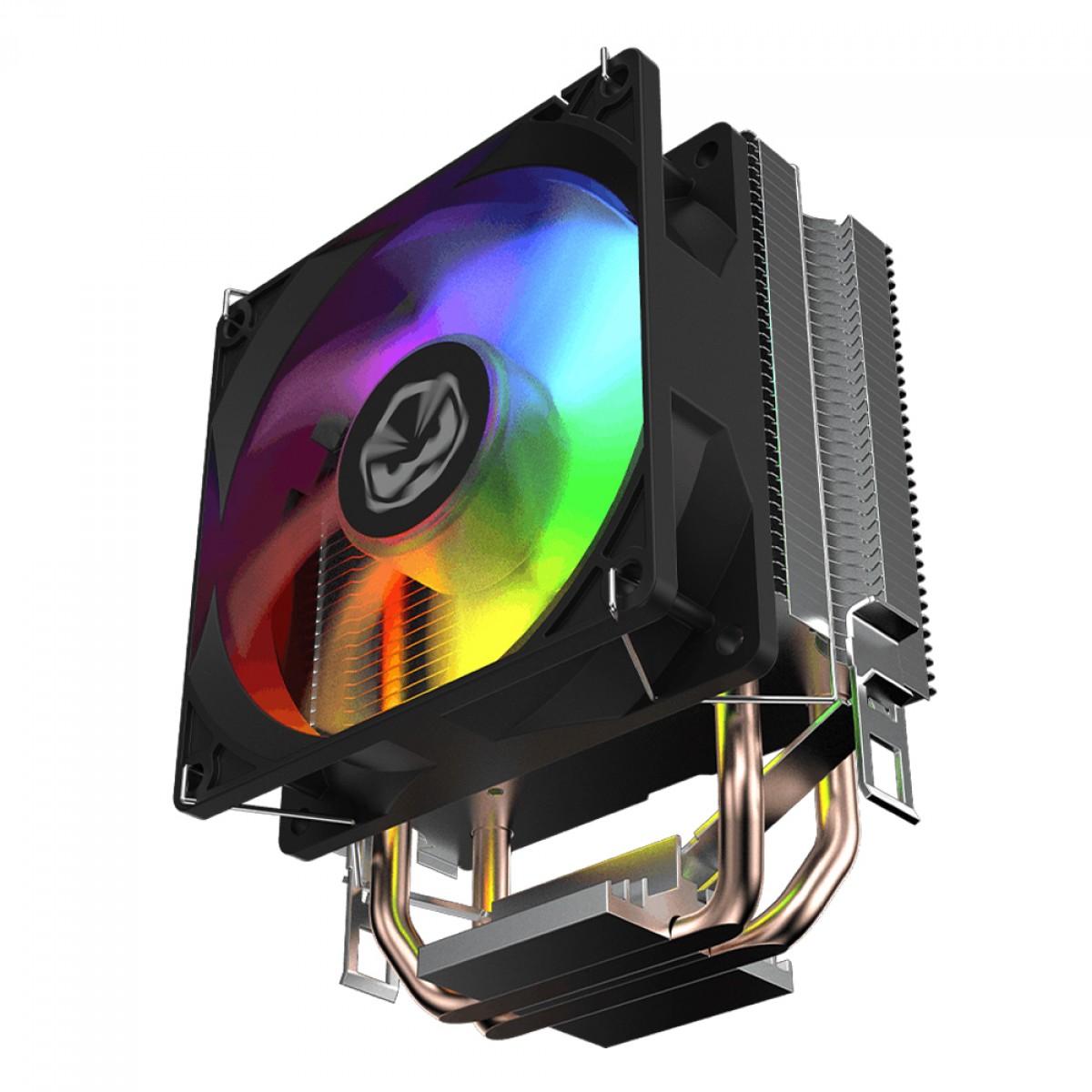 Cooler Para Processador PCYES Tundra 90 Black Vulcan, Rainbow, 90mm, Intel-AMD, Preto, ACTBKA90 - Open Box