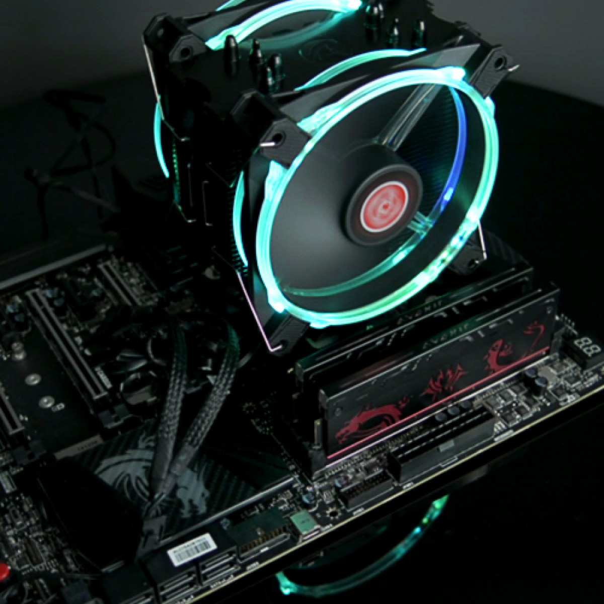 Cooler para Processador Raijintek LETO PRO RGB, 120mm, Intel-AMD, 0R100072