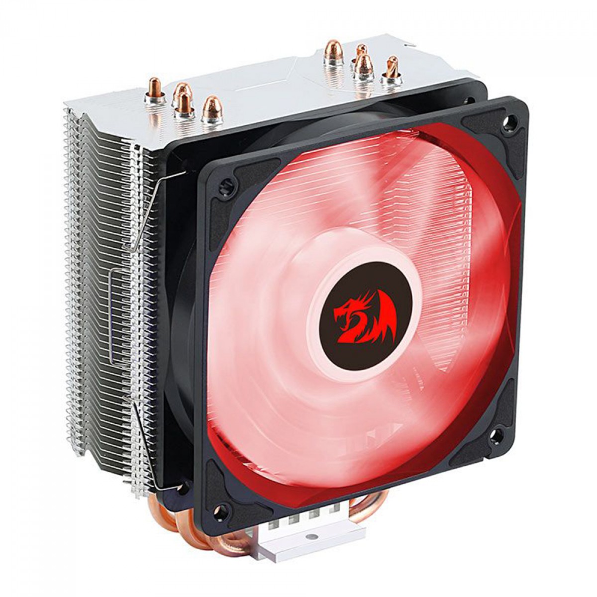 Cooler Para Processador Redragon Buri, LED Red, 120mm, Intel/AMD, CC-1055R