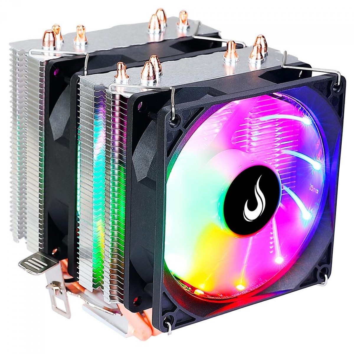 Cooler Para Processador Rise Mode G800, 90mm, RGB, Intel-AMD, RM-AC-08-RGB