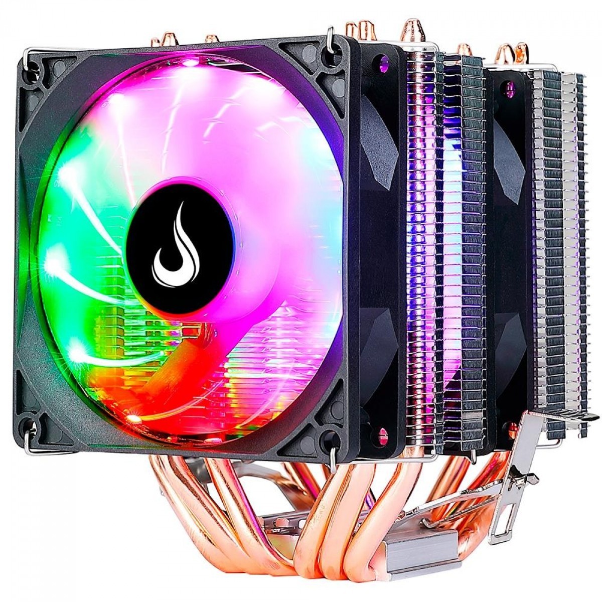 Cooler Para Processador Rise Mode G800, 90mm, RGB, Intel-AMD, RM-AC-08-RGB