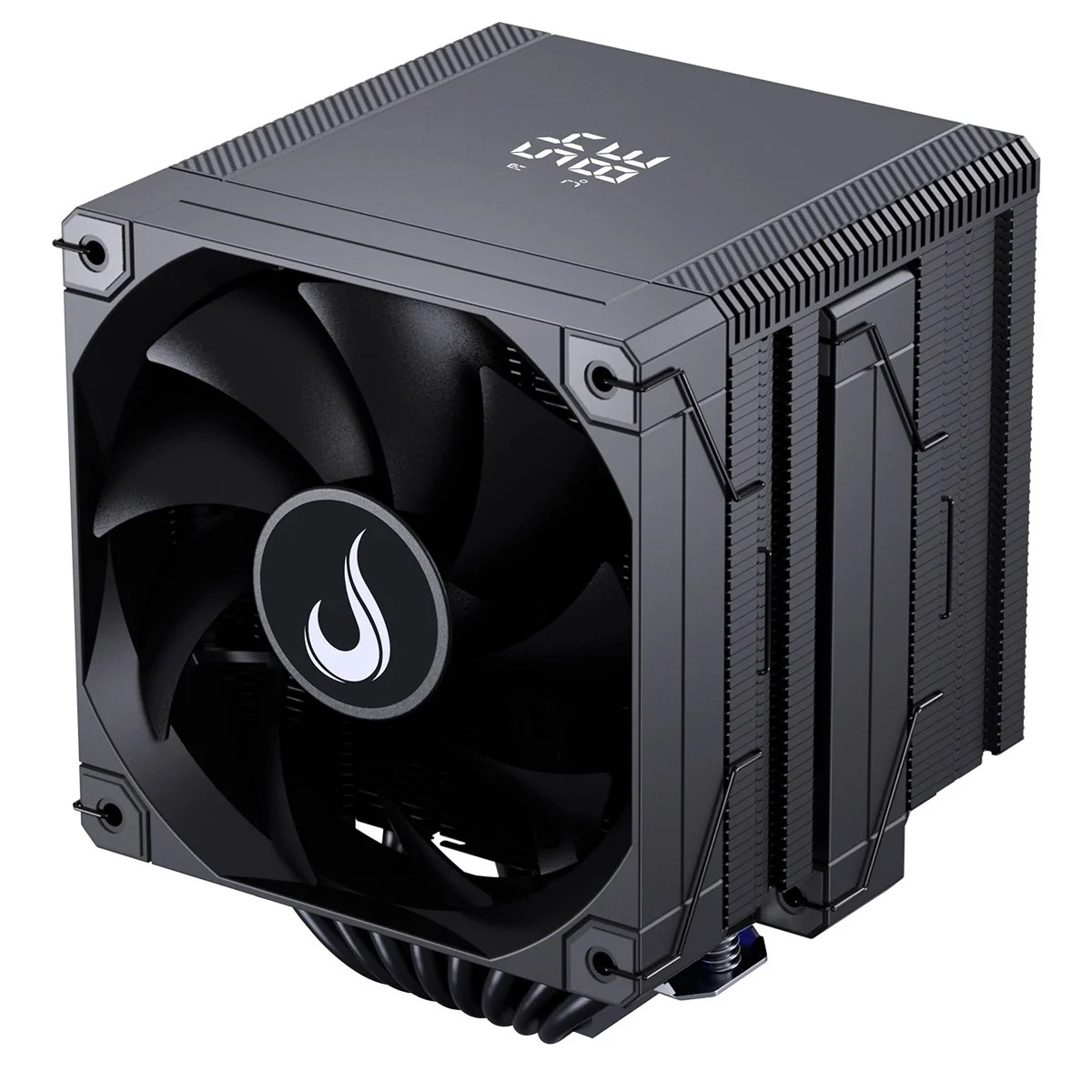 Cooler Para Processador Rise Mode Temp 8 Black, 120mm, Com Display, Intel-AMD, Preto, RM-ACT8-B