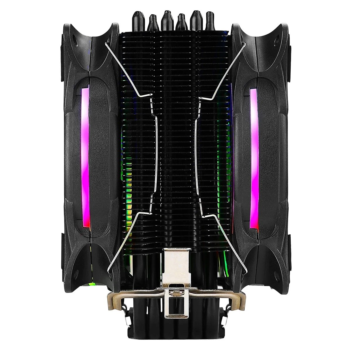 Cooler Para Processador Rise Mode Winter Black, ARGB, 120mm, Intel-AMD, Preto, RM-ACW-01-ARGB