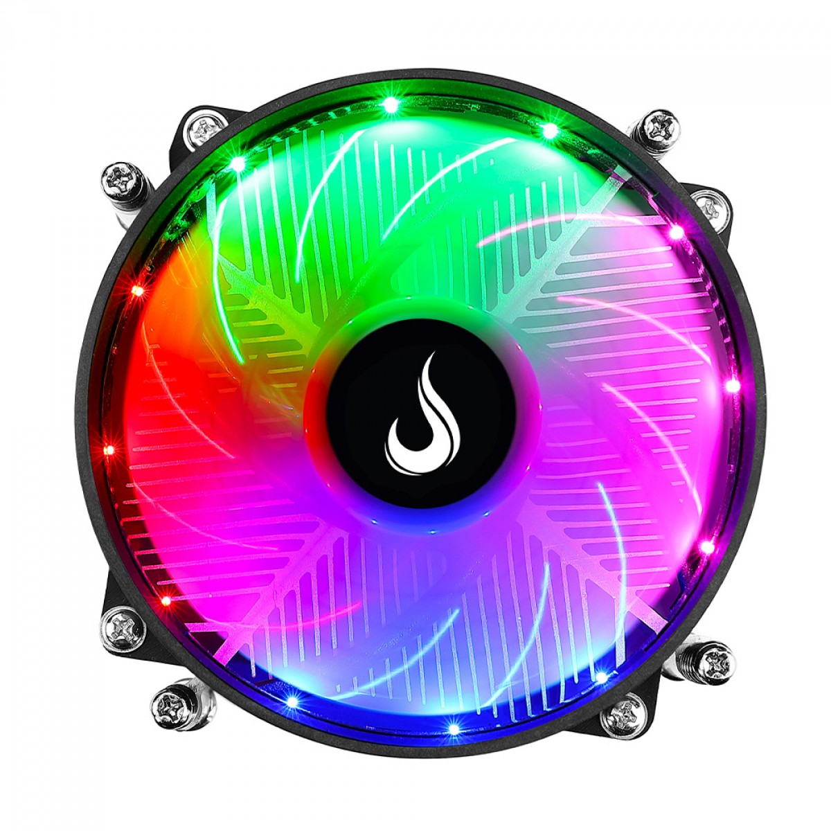 Cooler Para Processador Rise Mode X4, RGB, 90mm, Intel, RM-ACX-04-RGB