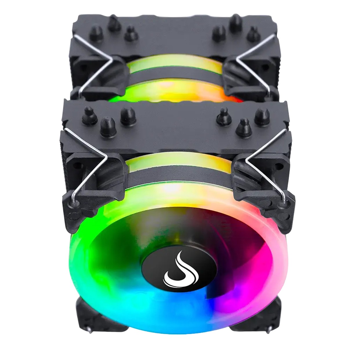 Cooler Para Processador Riser Mode G800, ARGB, 90mm, Intel-AMD, Preto, RM-ACG8-ARGB-B