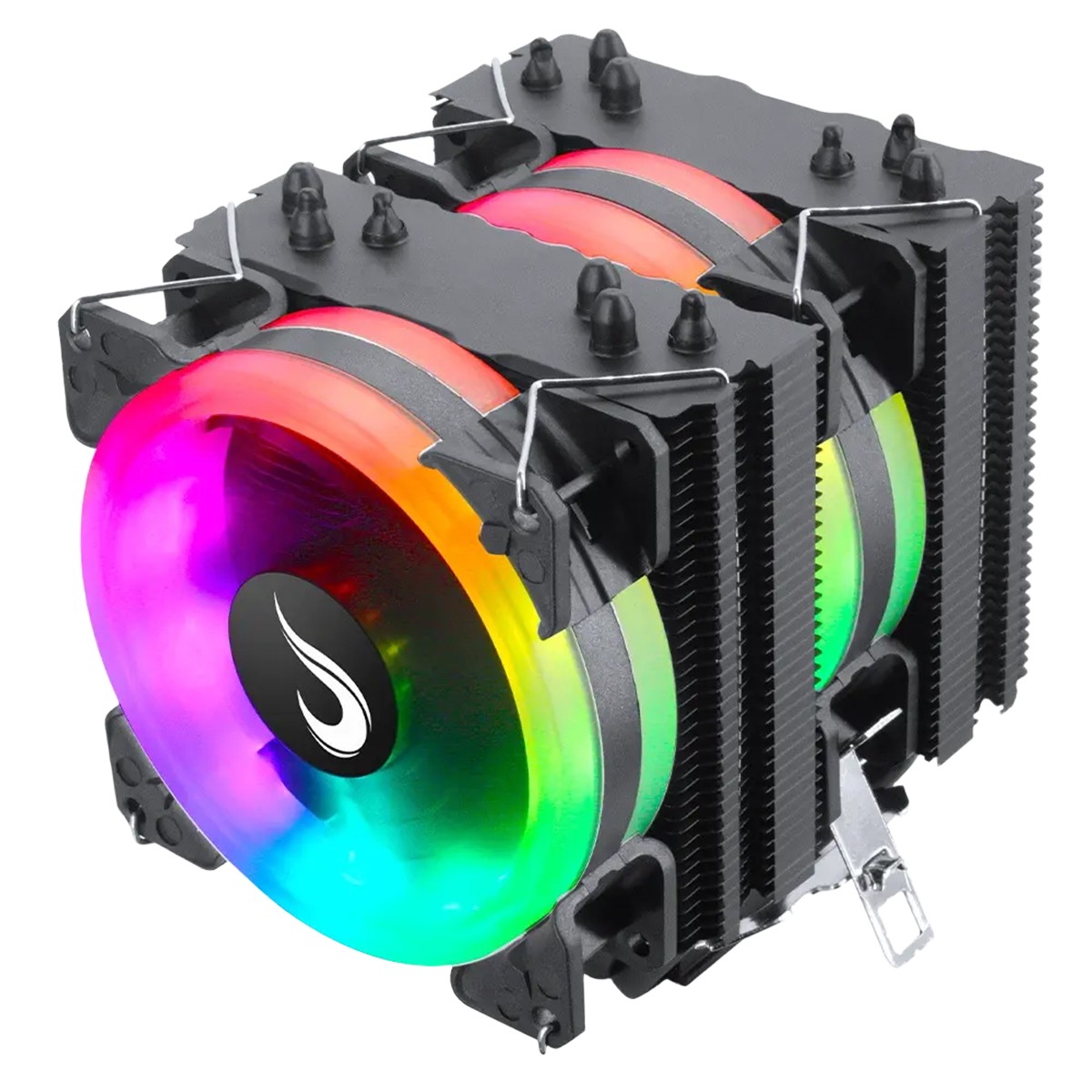 Cooler Para Processador Riser Mode G800, ARGB, 90mm, Intel-AMD, Preto, RM-ACG8-ARGB-B