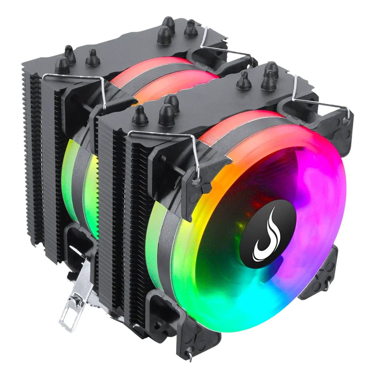 Cooler Para Processador Riser Mode G800, ARGB, 90mm, Intel-AMD, Preto, RM-ACG8-ARGB-B