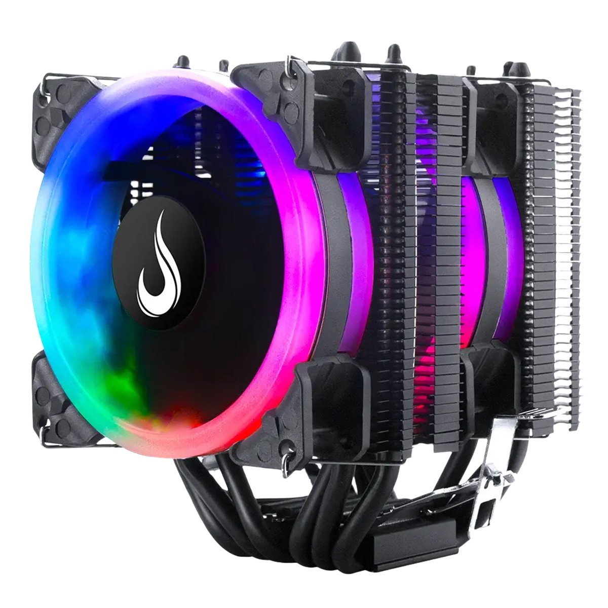 Cooler Para Processador Riser Mode G800, ARGB, 90mm, Intel-AMD, Preto, RM-ACG8-ARGB-B