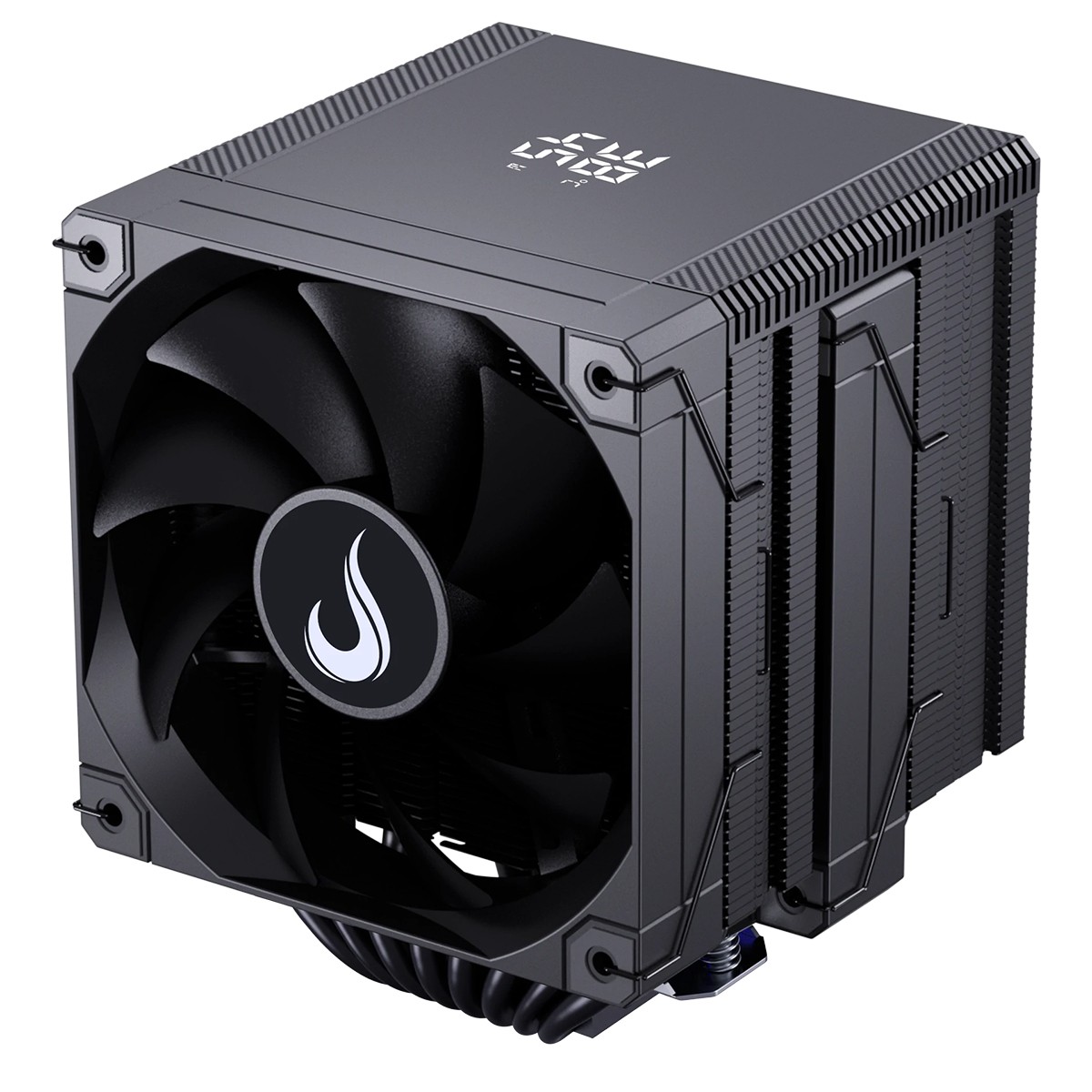 Cooler Para Processador Riser Mode Temp 8 Black, 120mm, Com Display, Intel-AMD, Preto, RM-ACT8-B