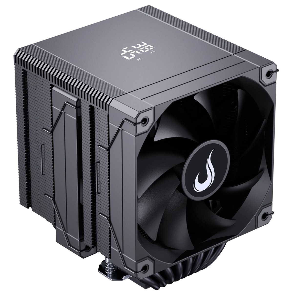 Cooler Para Processador Riser Mode Temp 8 Black, 120mm, Com Display, Intel-AMD, Preto, RM-ACT8-B