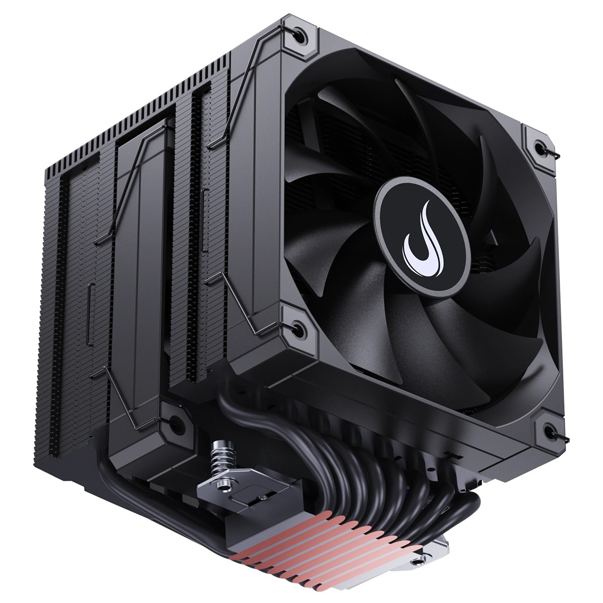 Cooler Para Processador Riser Mode Temp 8 Black, 120mm, Com Display, Intel-AMD, Preto, RM-ACT8-B