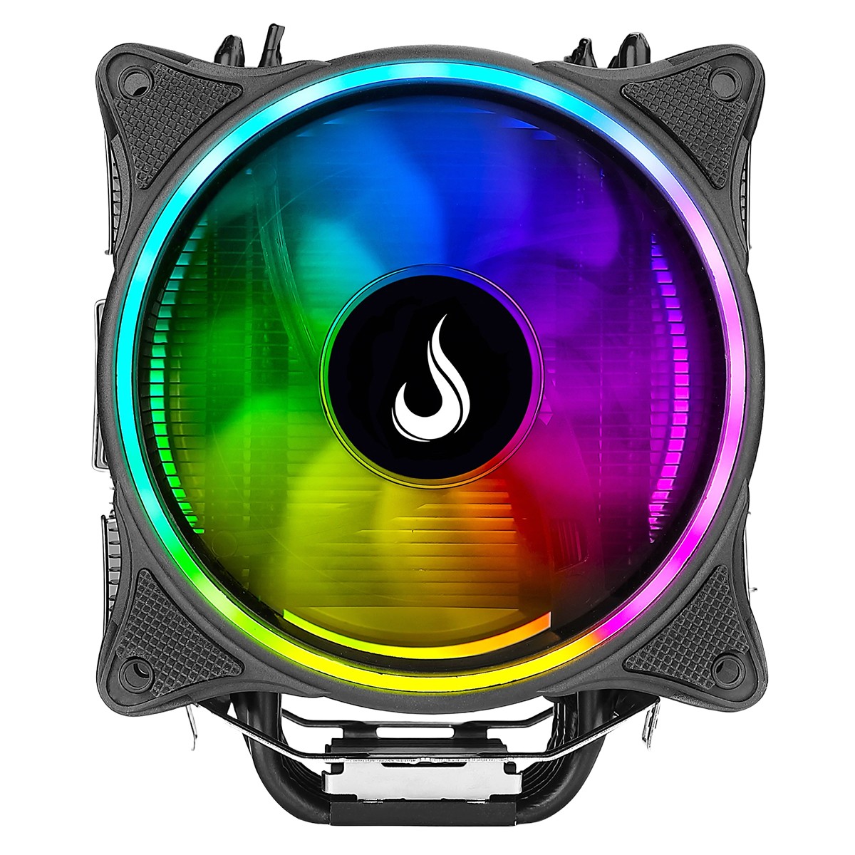 Cooler Para Processador Riser Mode Winter Black, ARGB, 120mm, Intel-AMD, Preto, RM-ACW-01-ARGB