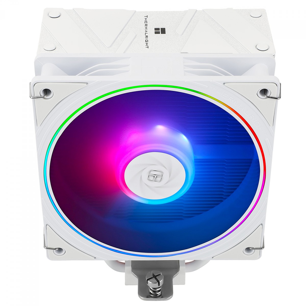 Cooler Para Processador Thermalright Assassin Spirit 120 EVO White ARGB, 120mm, Intel-AMD, Branco