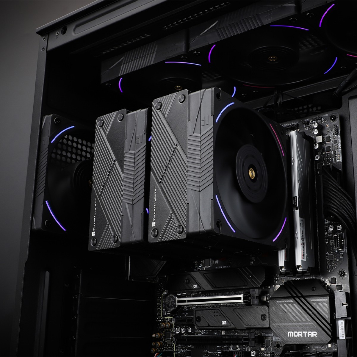 Cooler Para Processador Thermalright Phantom Spirit 120 EVO Black, 120mm, Intel/AMD, Preto