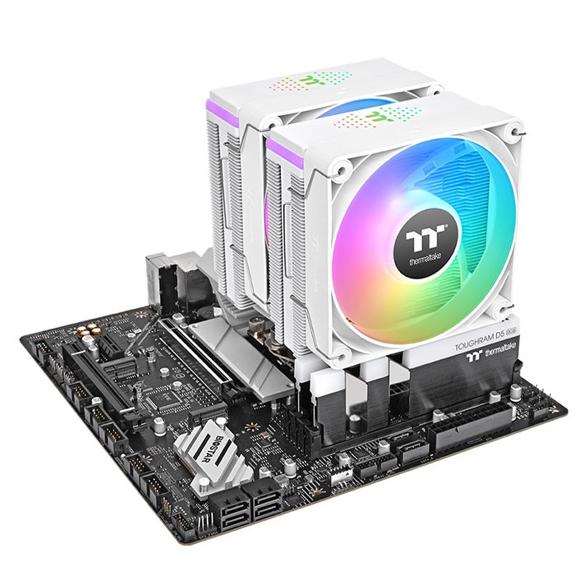 Cooler Para Processador Thermaltake Astria 600 White, ARGB, 120mm, Intel/AMD, Branco, CL-P139-CA12SW-A
