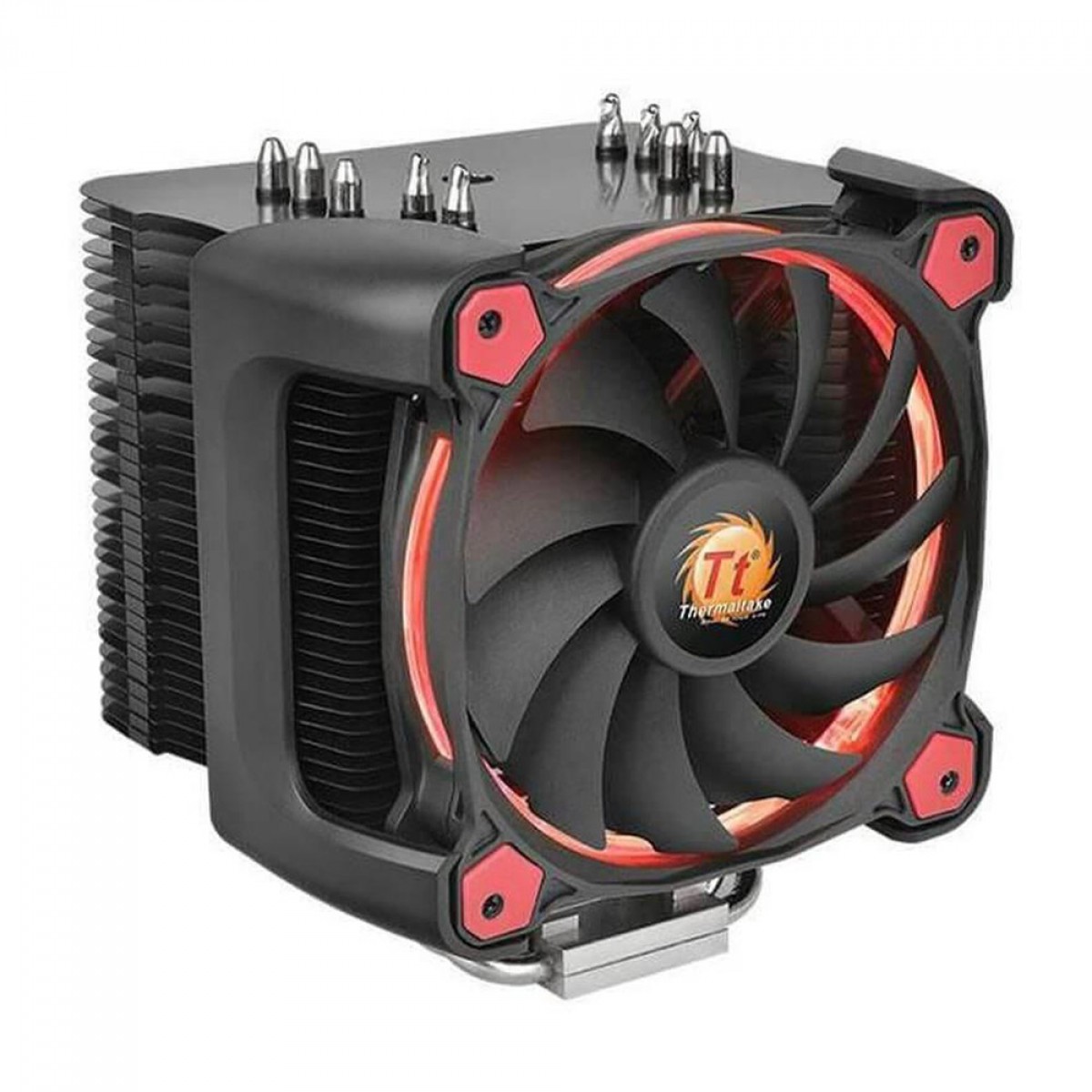 Cooler Para Processador Thermaltake Riing Silent 12 Pro, Red, 120mm, Intel-AMD, CL-P021-CA12RE-A
