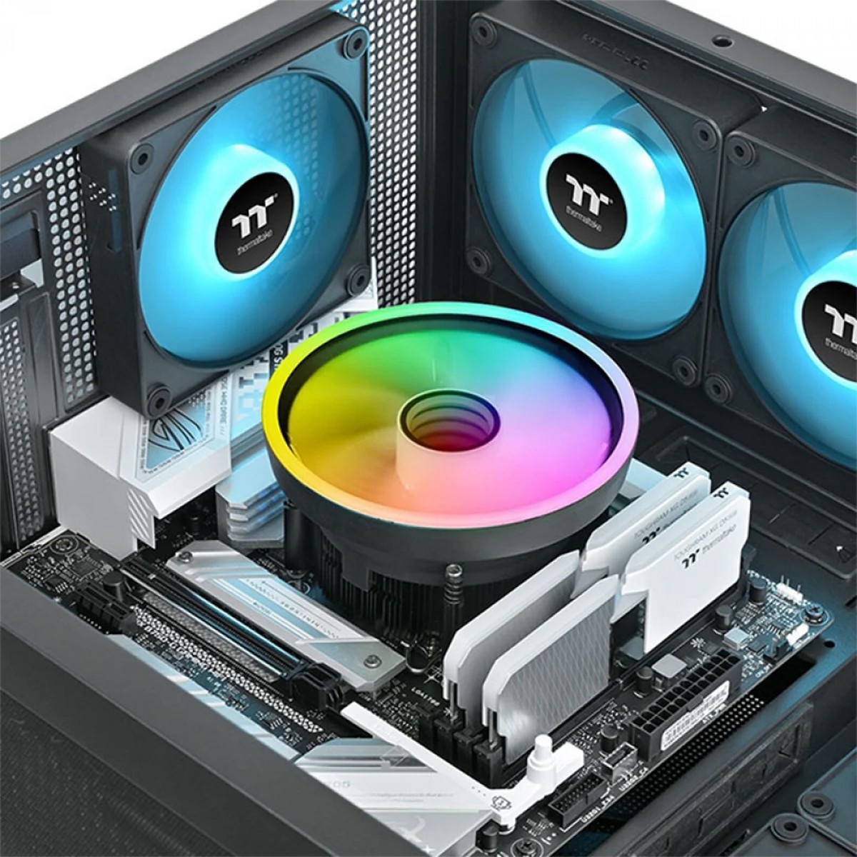 Cooler Para Processador Thermaltake UX150-L ARGB, 130mm, Intel, Preto, CL-P147-CA13SW-A