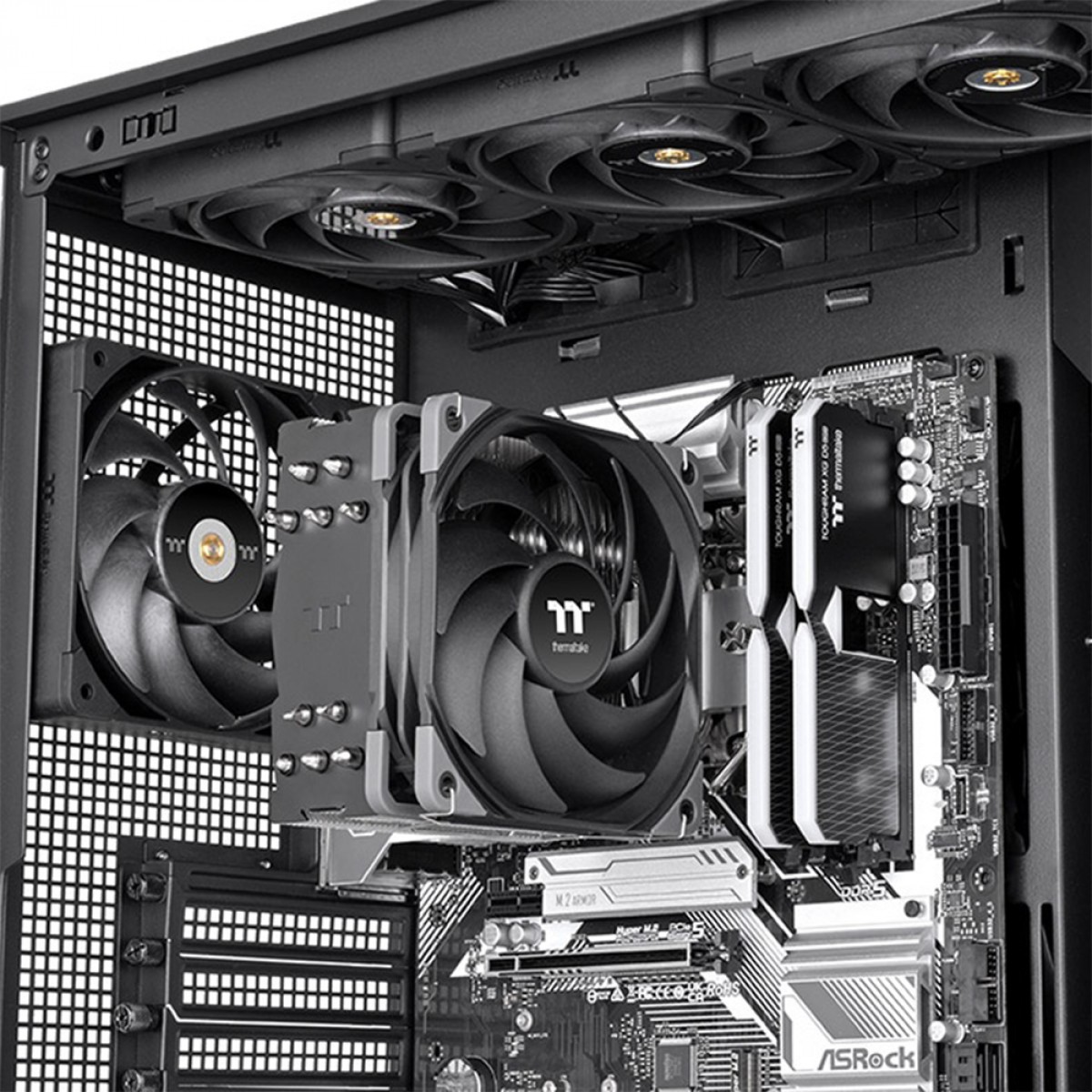 Cooler Para Processador Thermaltake UX500 Black, 120mm, Intel/AMD, Preto, CL-P150-AL12BL-A - Open Box