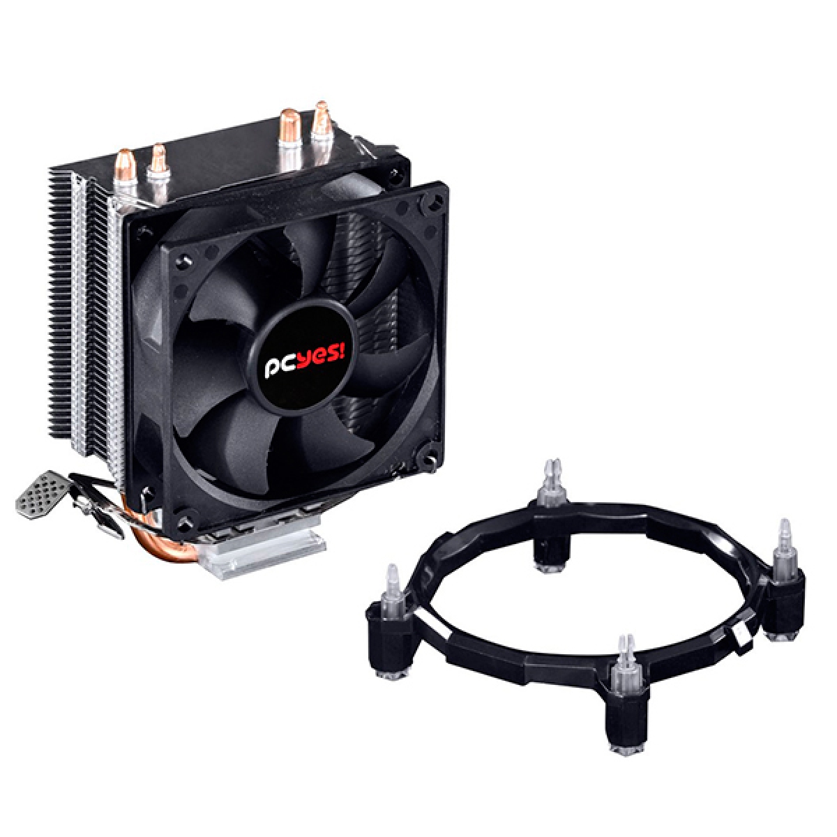 Cooler para Processador PCYES Zero KZ1, 80mm, Intel-AMD Cooler para Processador PCYES Zero KZ1, 80mm, Intel-AMD