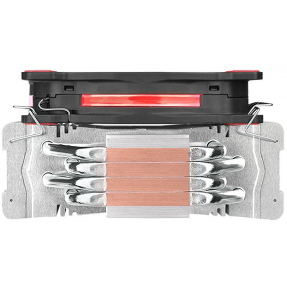 Cooler para Processador Thermaltake Riing Silent 12, Red 120mm, Intel-AMD, CL-P022-AL12RE-A