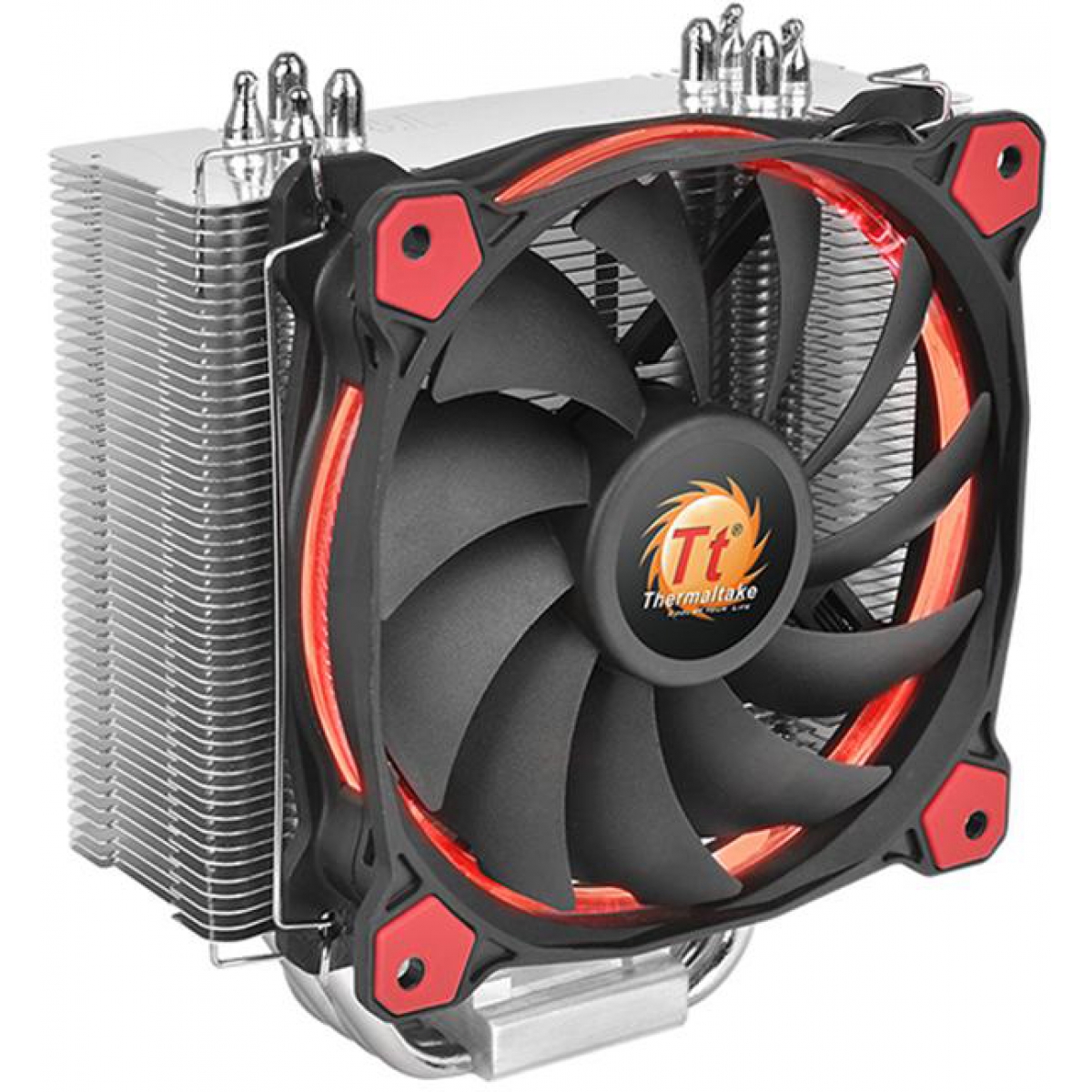Cooler para Processador Thermaltake Riing Silent 12, Red 120mm, Intel-AMD, CL-P022-AL12RE-A