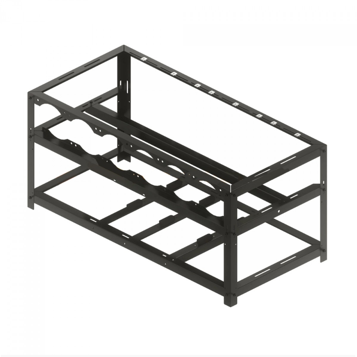 Estrutura Rig Para 6 Gpus - Sem Cooler