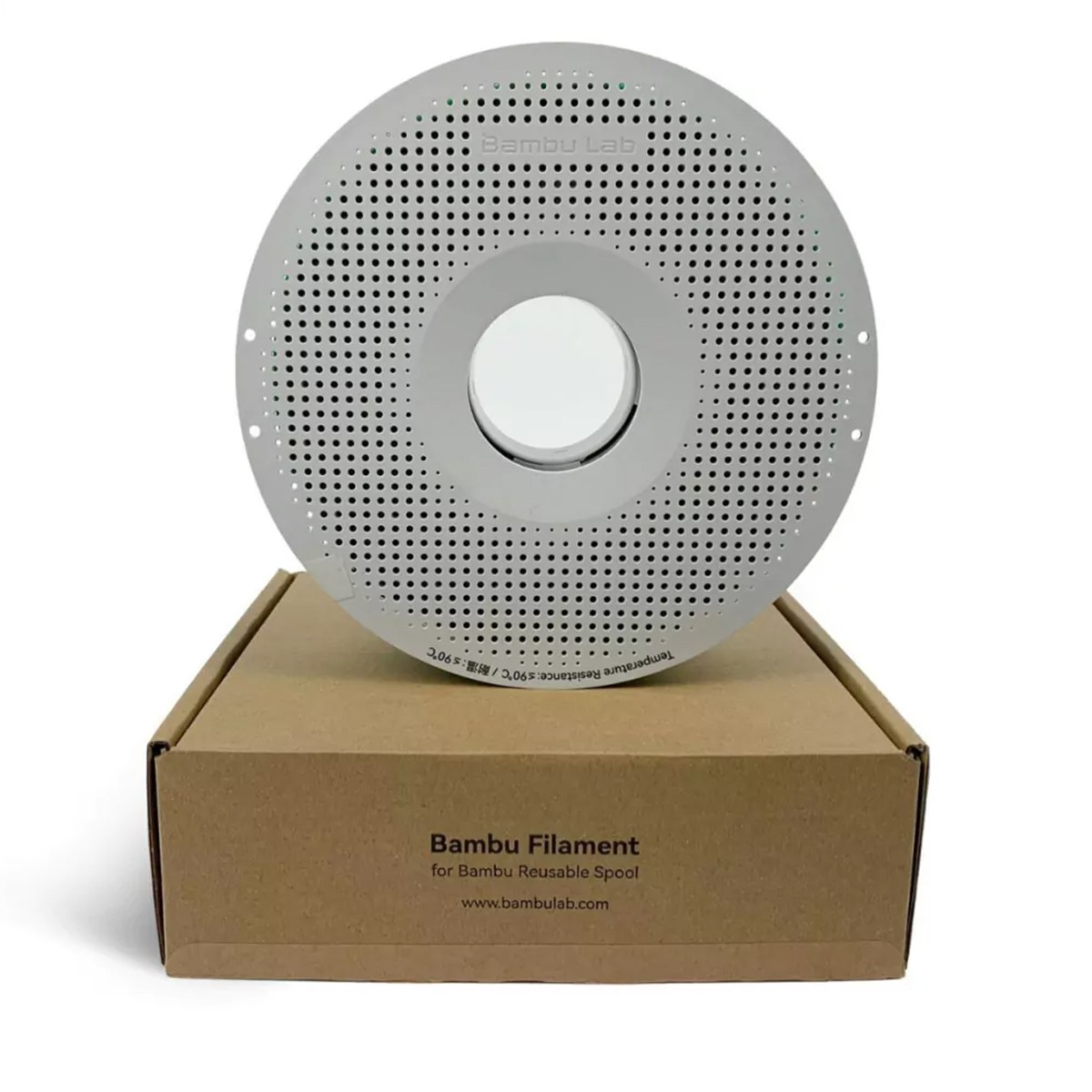 Filamento Bambu Lab PETG HF, 1,75mm, 1Kg, Amarelo, Com Carretel Reutilizável, G02-Y0-1.75-1000-SPL