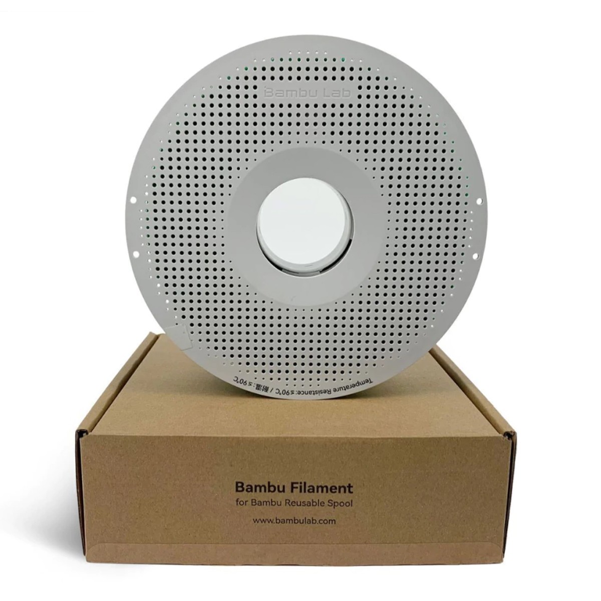 Filamento Bambu Lab PETG HF, 1,75mm, 1Kg, Dark Gray (Cinza Escuro), Com Carretel Reutilizável, G02-D1-1.75-1000-SPL