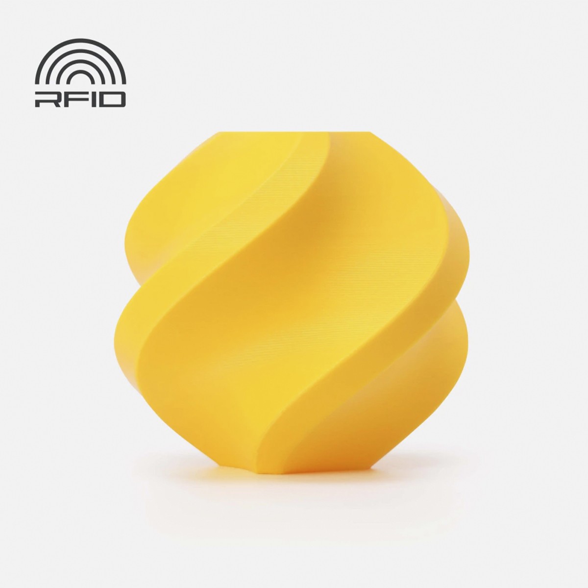 Filamento Bambu Lab PLA Basic, 1,75mm, 1Kg, Amarelo Girassol, Com Carretel Reutilizável, A00-Y2-1.75-1000-SPL
