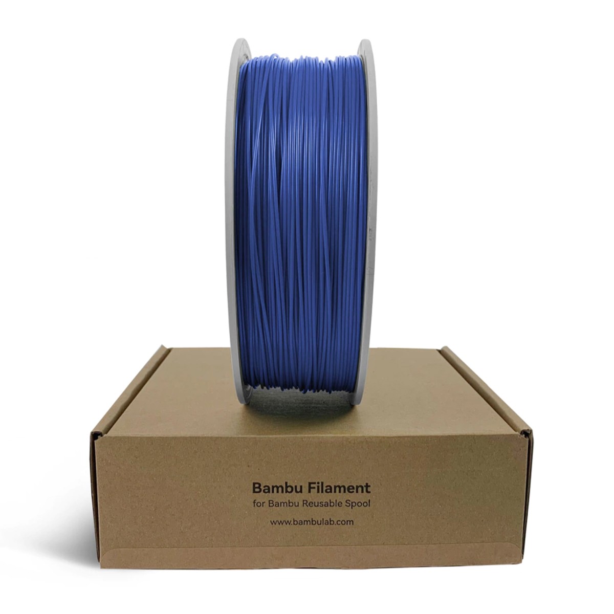 Filamento Bambu Lab PLA Basic, 1,75mm, 1Kg, Azul, Com Carretel Reutilizável, A00-B9-1.75-1000-SPL