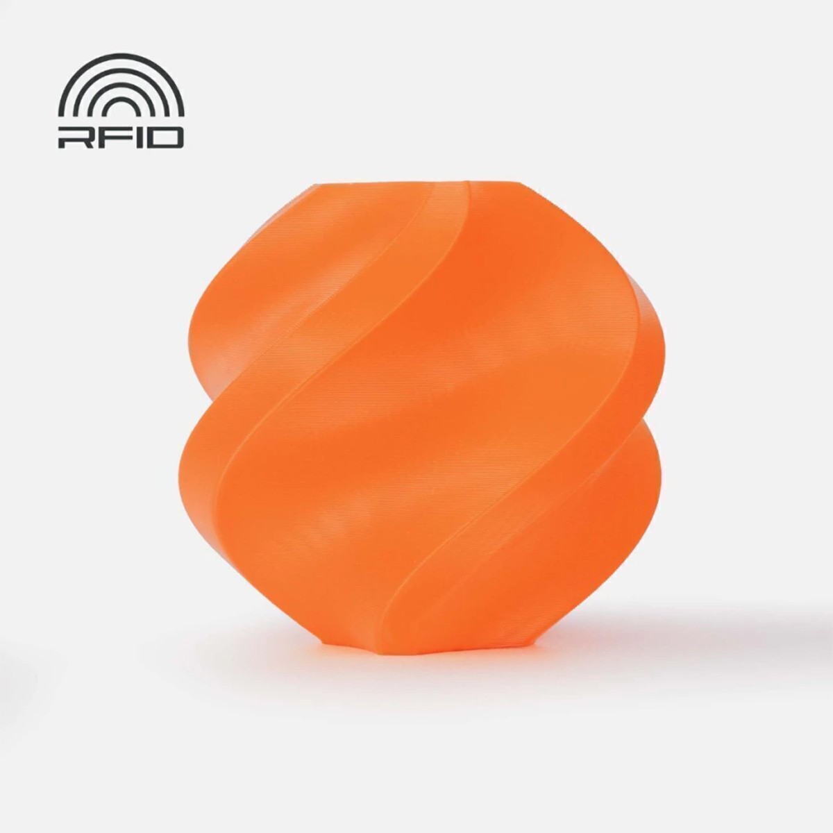 Filamento Bambu Lab Pla Basic, 1,75mm, 1Kg, Laranja, Com Carretel Reutilizável, A00-A0-1.75-1000-SPL