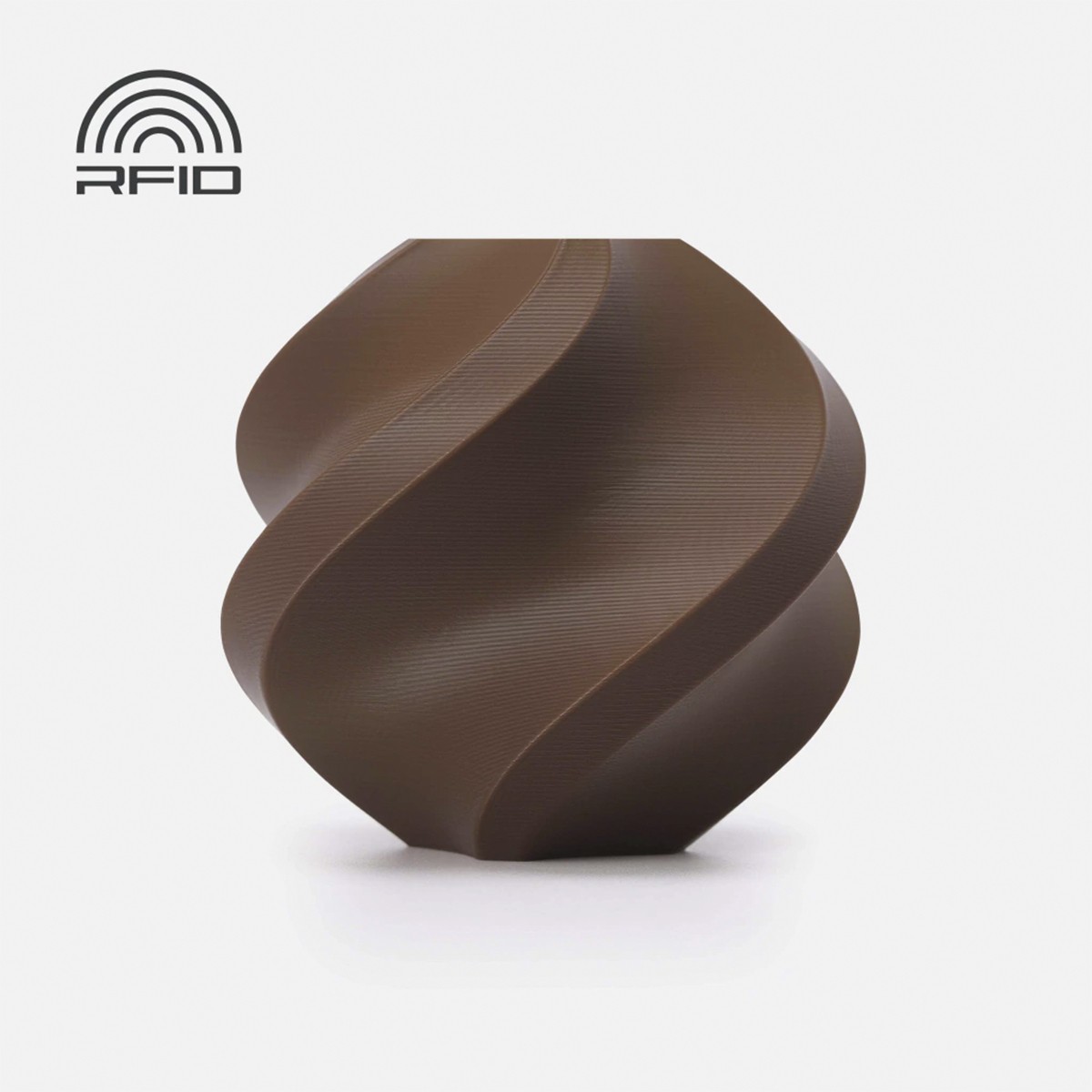 Filamento Bambu Lab Pla Basic, 1,75mm, 1Kg, Marrom Cacau, Com Carretel Reutilizável, A00-N1-1.75-1000-SPL