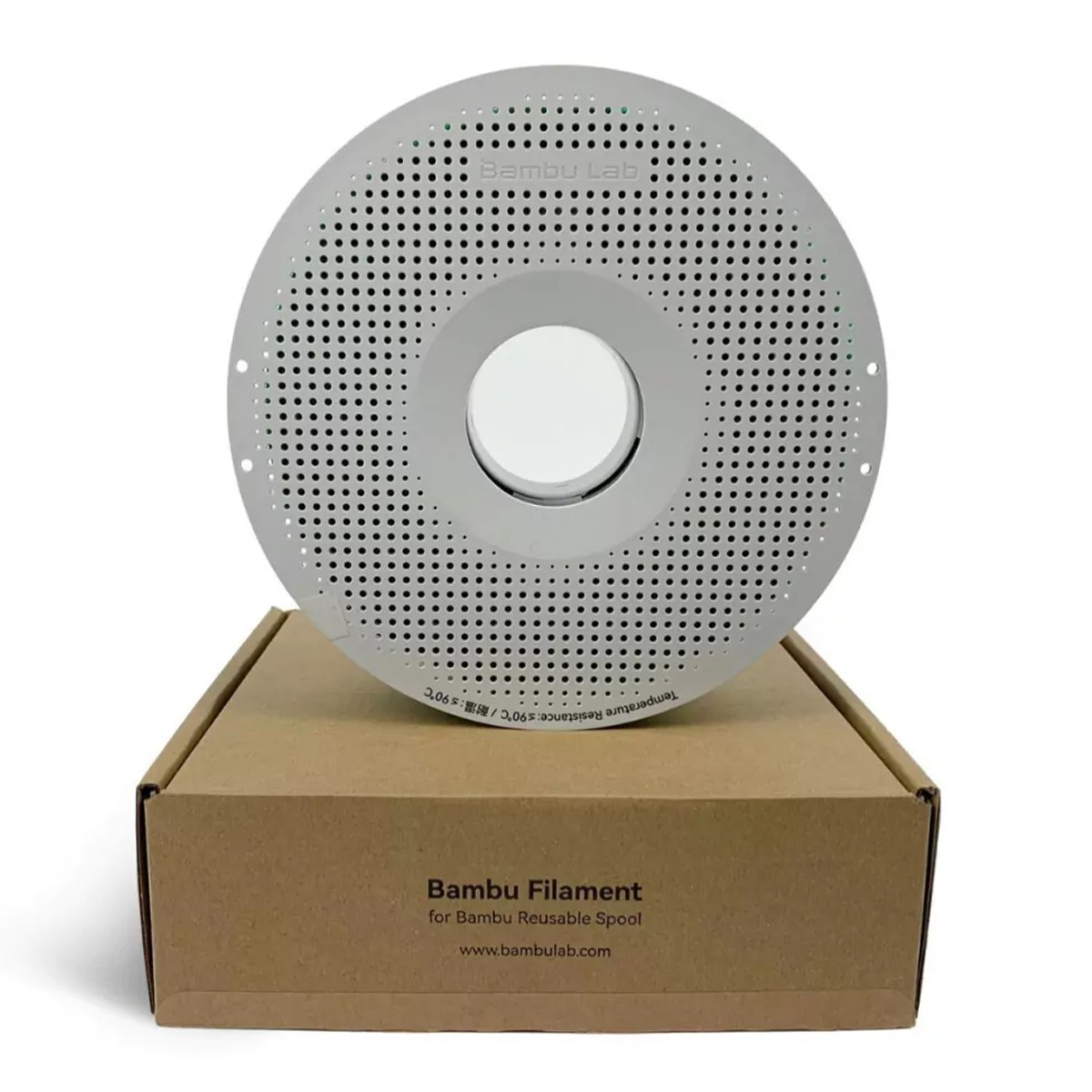 Filamento Bambu Lab PLA Marble, 1,75mm, 1Kg, Red Granite, Com Carretel Reutilizável, A07-R5-1.75-1000-SPL