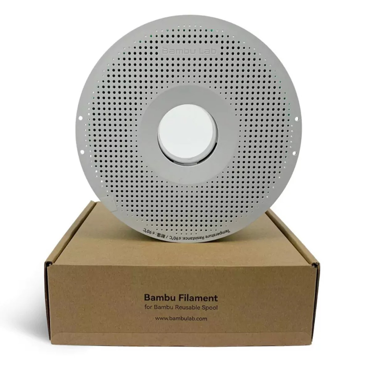 Filamento Bambu Lab PLA Matte, 1,75mm, 1Kg, Verde Grama, Com Carretel Reutilizável, A01-G1-1.75-1000-SPL