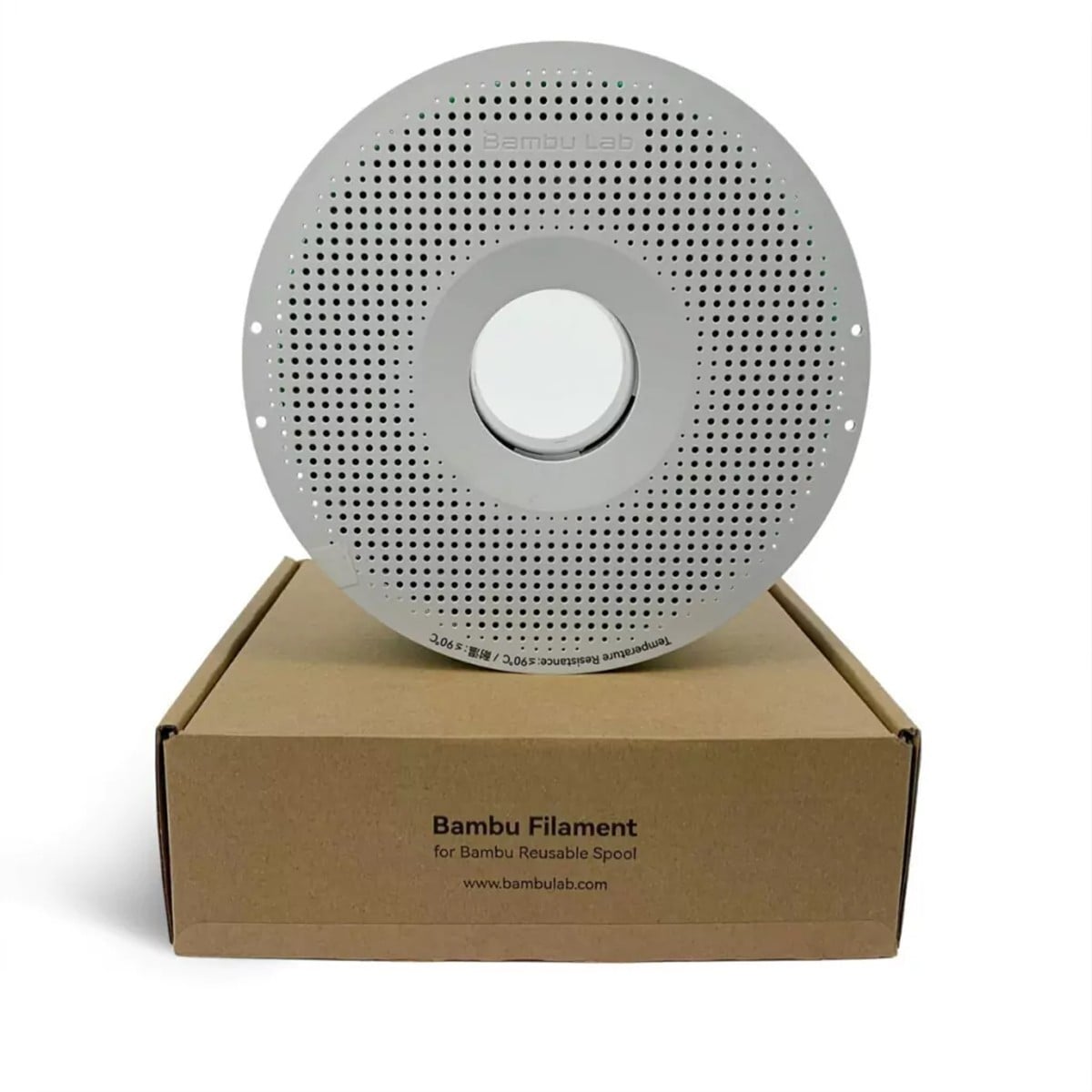 Filamento Bambu Lab PLA Matte, 1,75mm, 1Kg, Vermelho, Com Carretel Reutilizável, A01-R1-1.75-1000-SPL