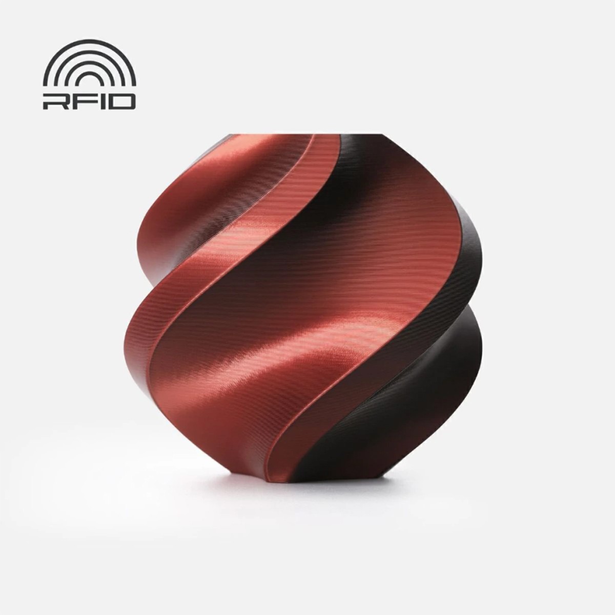 Filamento Bambu Lab Pla Silk Dual Color, 1,75mm, 1Kg, Velvet Eclipse, Com Carretel Reutilizável, A05-T5-1.75-1000-SPL
