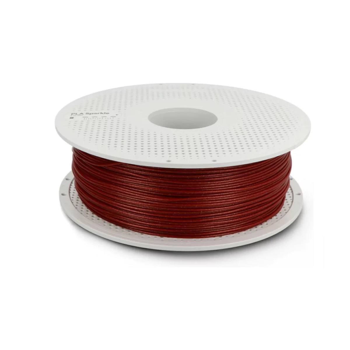 Filamento Bambu Lab PLA Sparkle, 1,75mm, 1Kg, Crimson Red, Com Carretel Reutilizável, A08-R2-1.75-1000-SPL