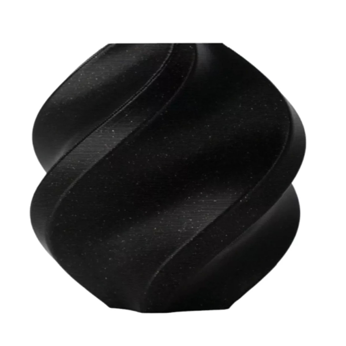 Filamento Bambu Lab PLA Sparkle, 1,75mm, 1Kg, Onyx Black, Com Carretel Reutilizável, A08-K2-1.75-1000-SPL