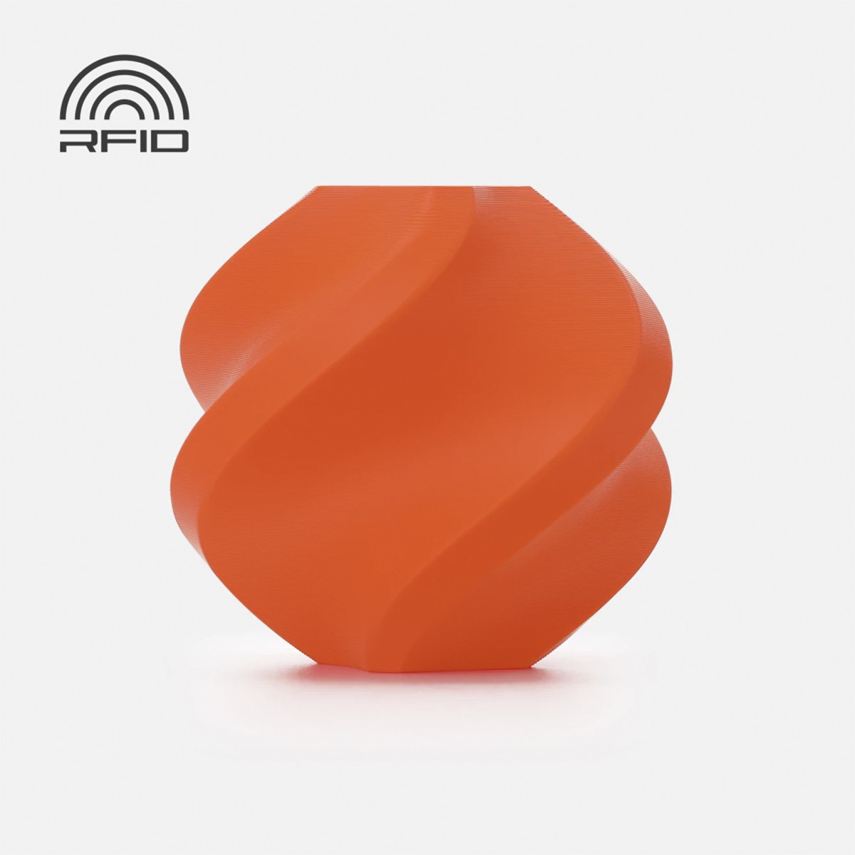 Filamento Bambu Lab PLA Tough+, 1,75mm, 1Kg, Laranja, Com Carretel Reutilizável, A10-A0-1.75-1000-SPL