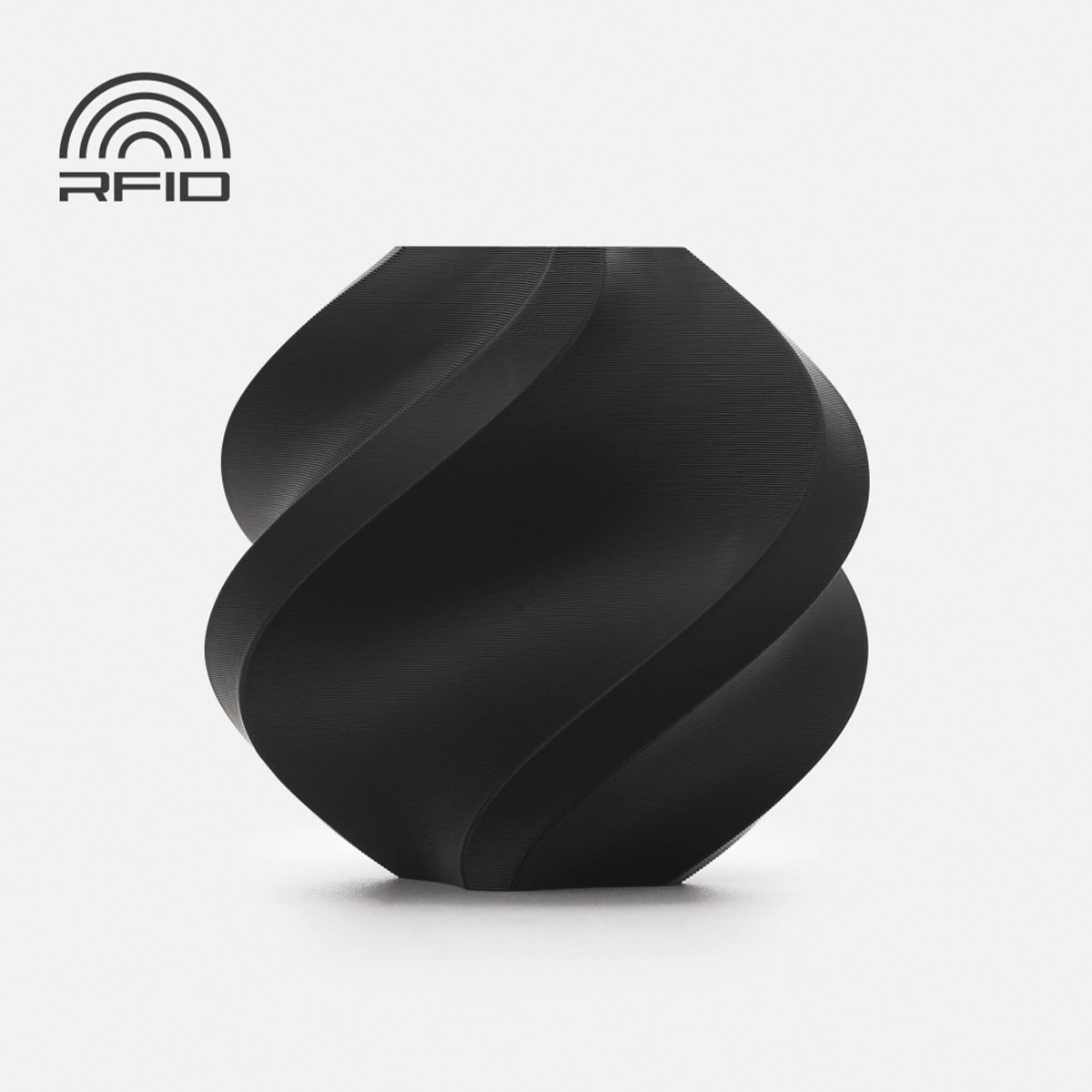 Filamento Bambu Lab PLA Tough+, 1,75mm, 1Kg, Preto, Com Carretel Reutilizável, A10-K0-1.75-1000-SPL