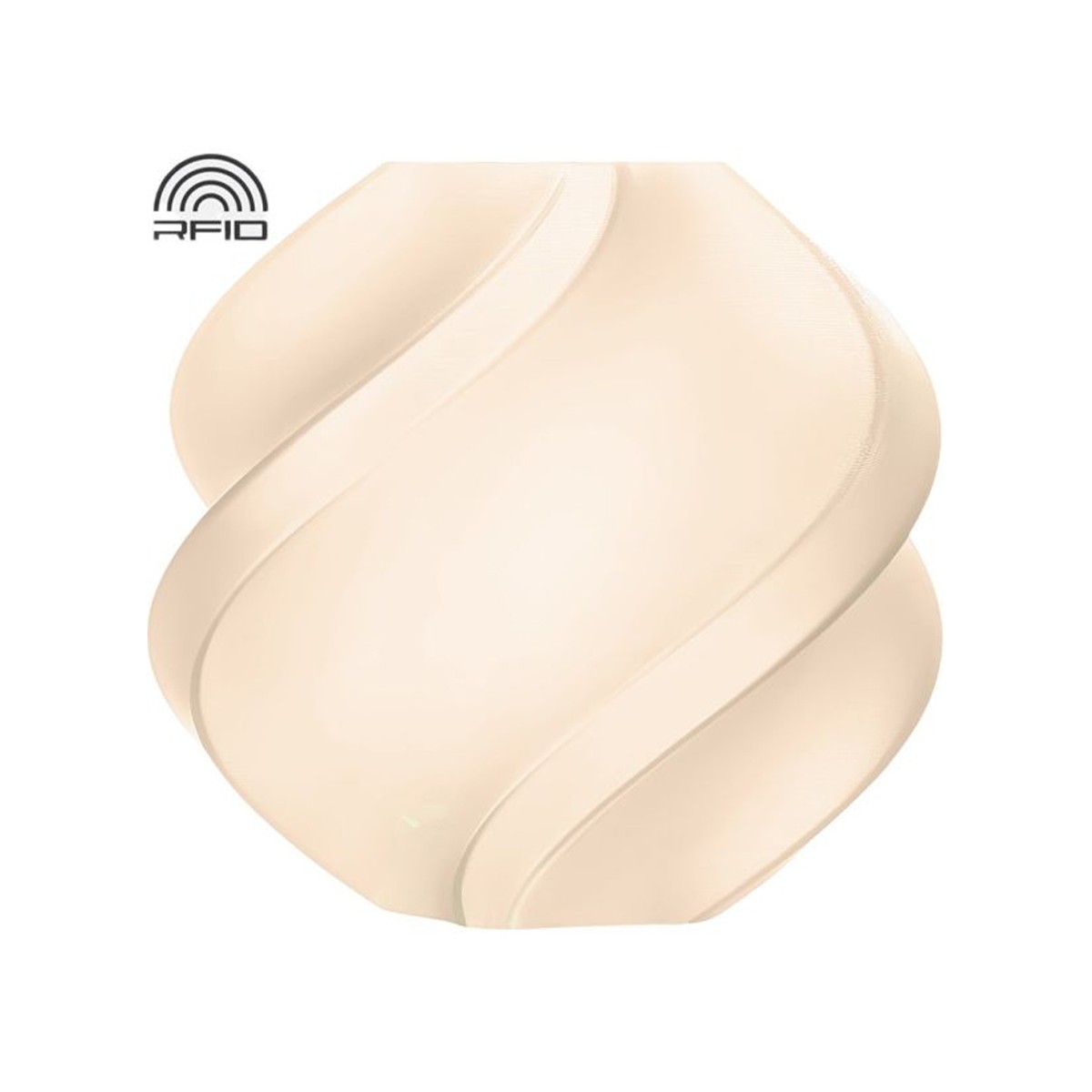 Filamento Bambu Lab PLA Translucent, 1,75mm, 1Kg, Mellow Yellow, Com Carretel Reutilizável, A17-Y0-1.75-1000-SPL