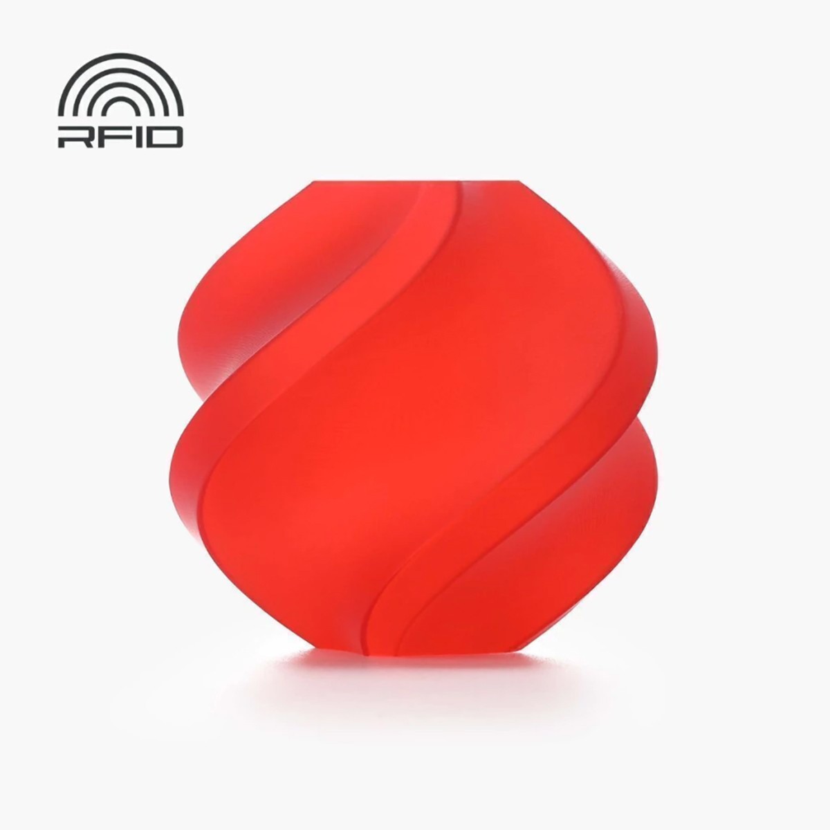 Filamento Bambu Lab PLA Translucent, 1,75mm, 1Kg, Vermelho, Com Carretel Reutilizável, A17-R0-1.75-1000-SPL