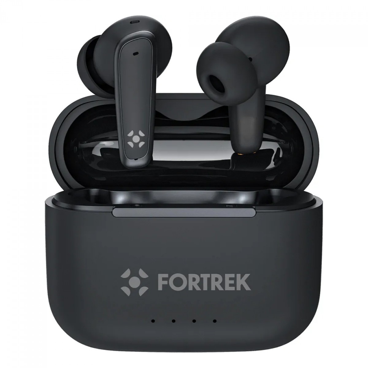 Fone de Ouvido Fortrek TWS HWA3, Bluetooth 6.0, Com Cancelamento de Ruído Adaptativo 
