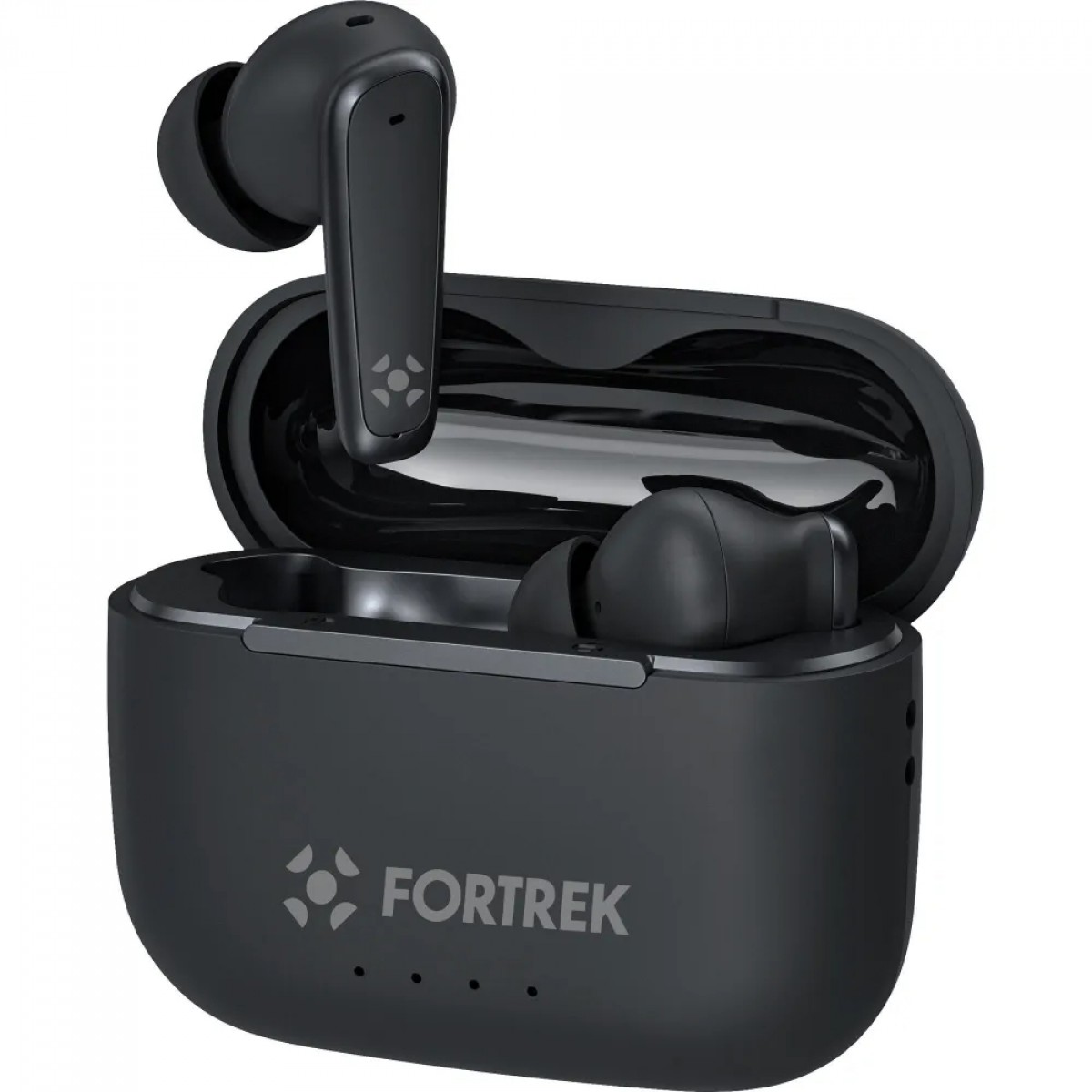 Fone de Ouvido Fortrek TWS HWA3, Bluetooth 6.0, Com Cancelamento de Ruído Adaptativo 