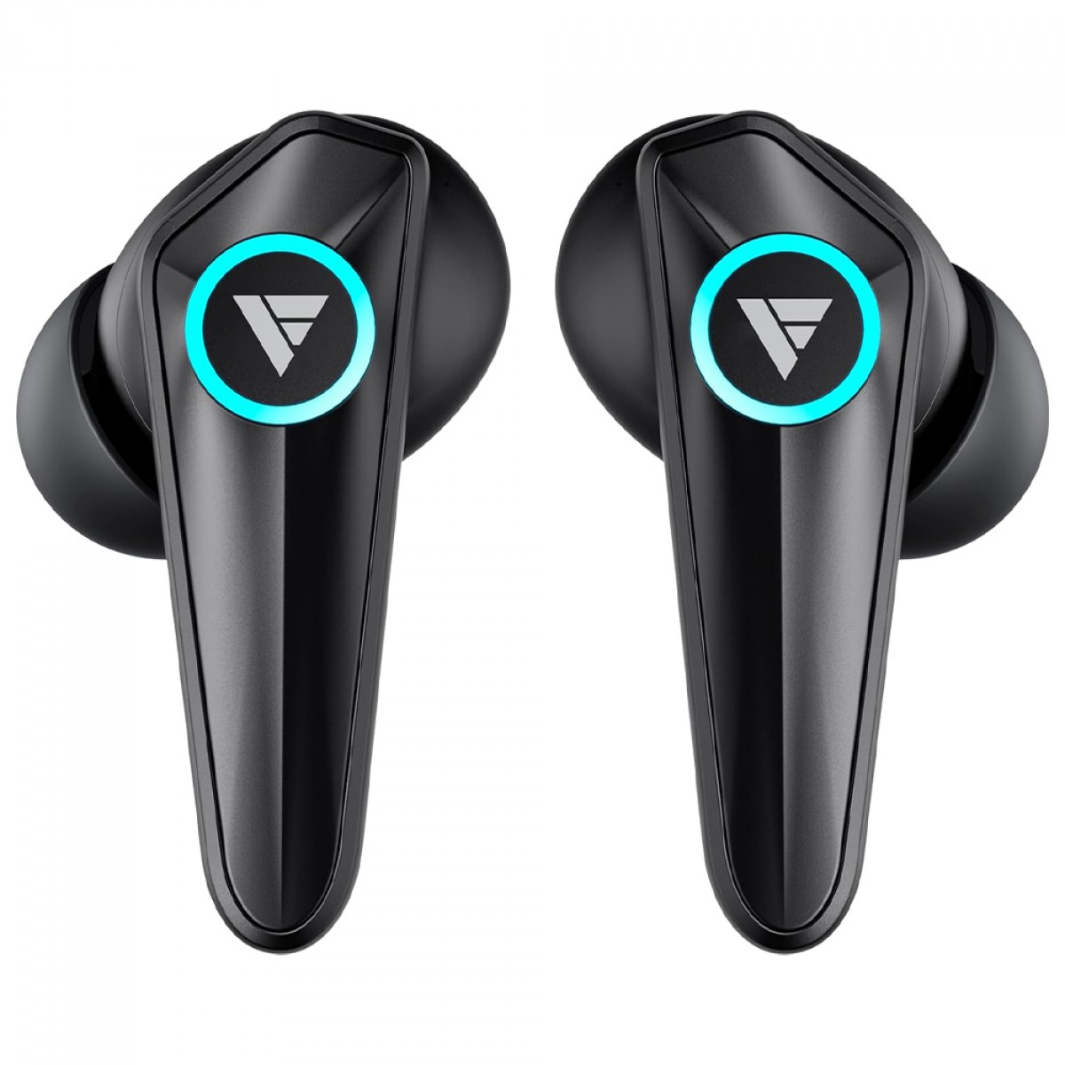 Fone de Ouvido Gamer Force One Sonic Boom, Bluetooth, RGB, TWS, Preto, FR.AU.SB.01