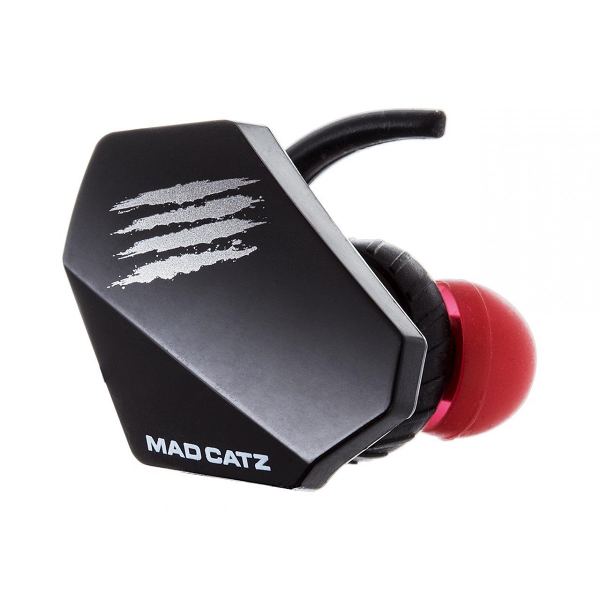 Fone de Ouvido Gamer Mad Catz The Authentic E.S. Pro+, C/ Microfone P2, Black-Red, AE21CDAMBL00