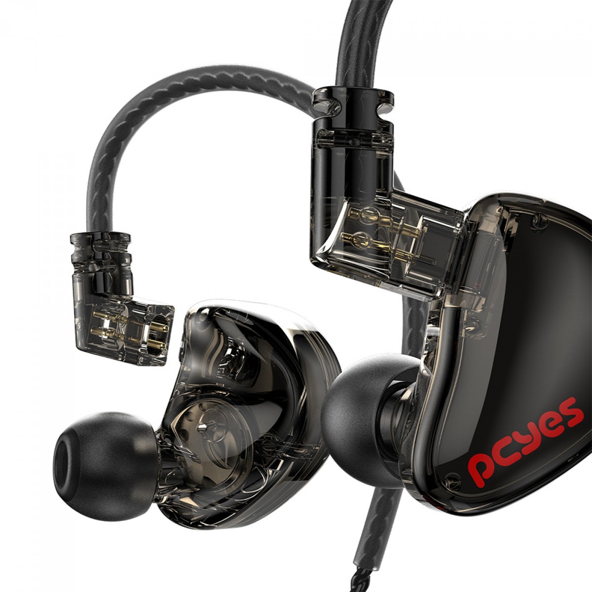 Fone de Ouvido Gamer PCYes Opala, Intra Auricular, Driver 1DD 10mm, P3, Com Microfone, Black, FPO1DD